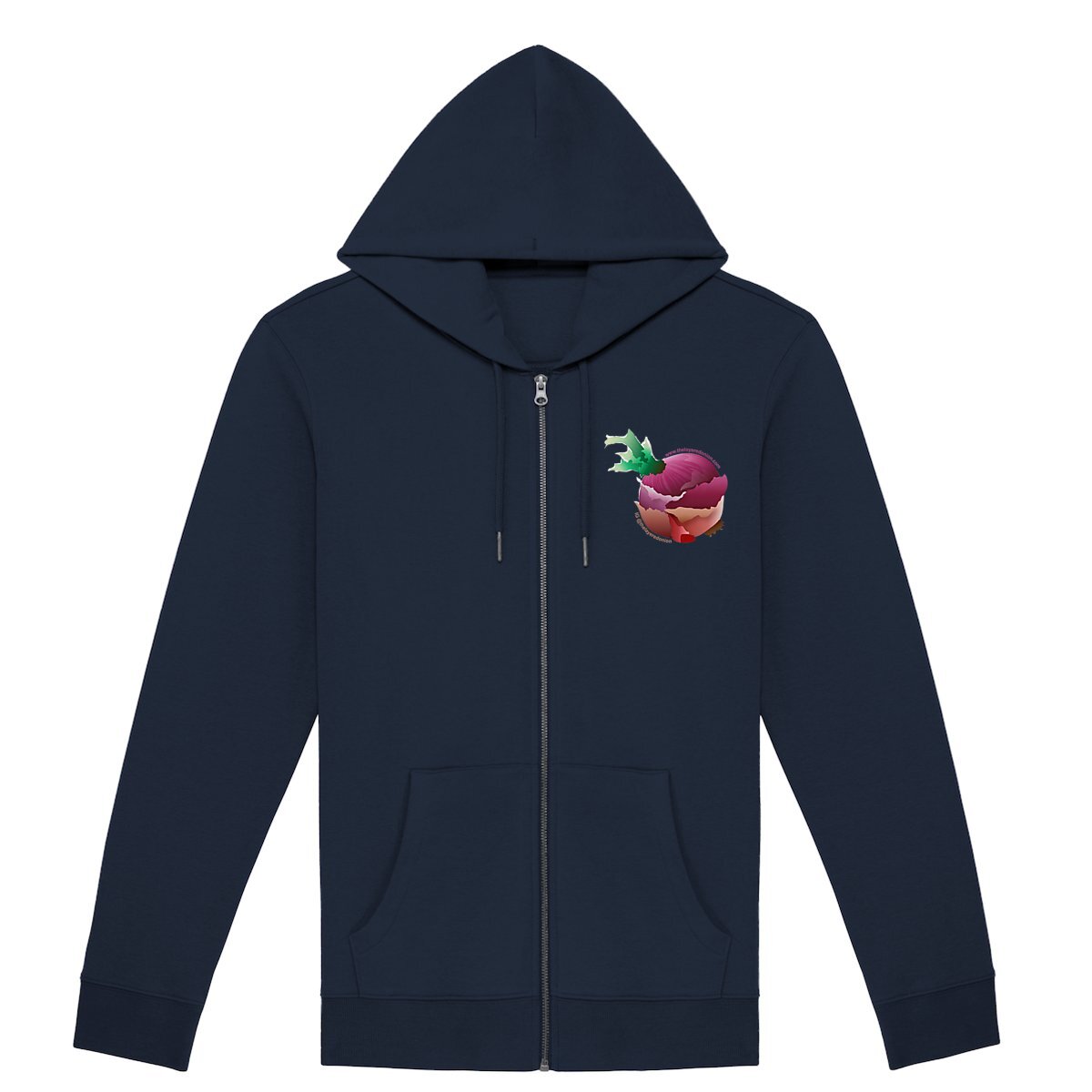 Premium Unisex Zip Hoodie - Onion
