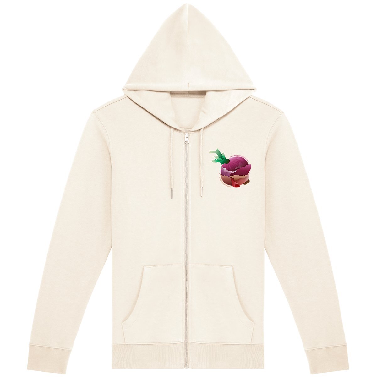 Premium Unisex Zip Hoodie - Onion