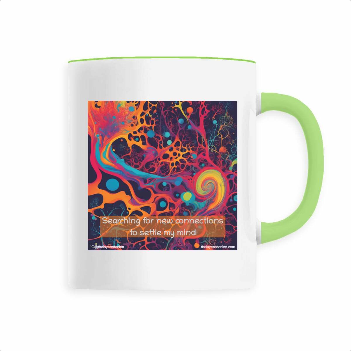 Ceramic mug - Brain synapses