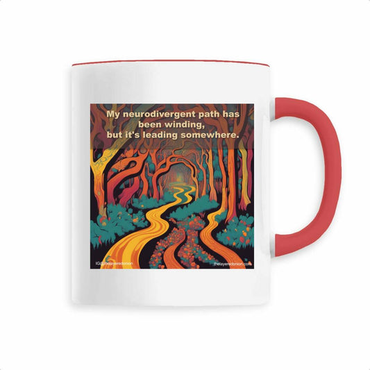 Ceramic mug - Winding path