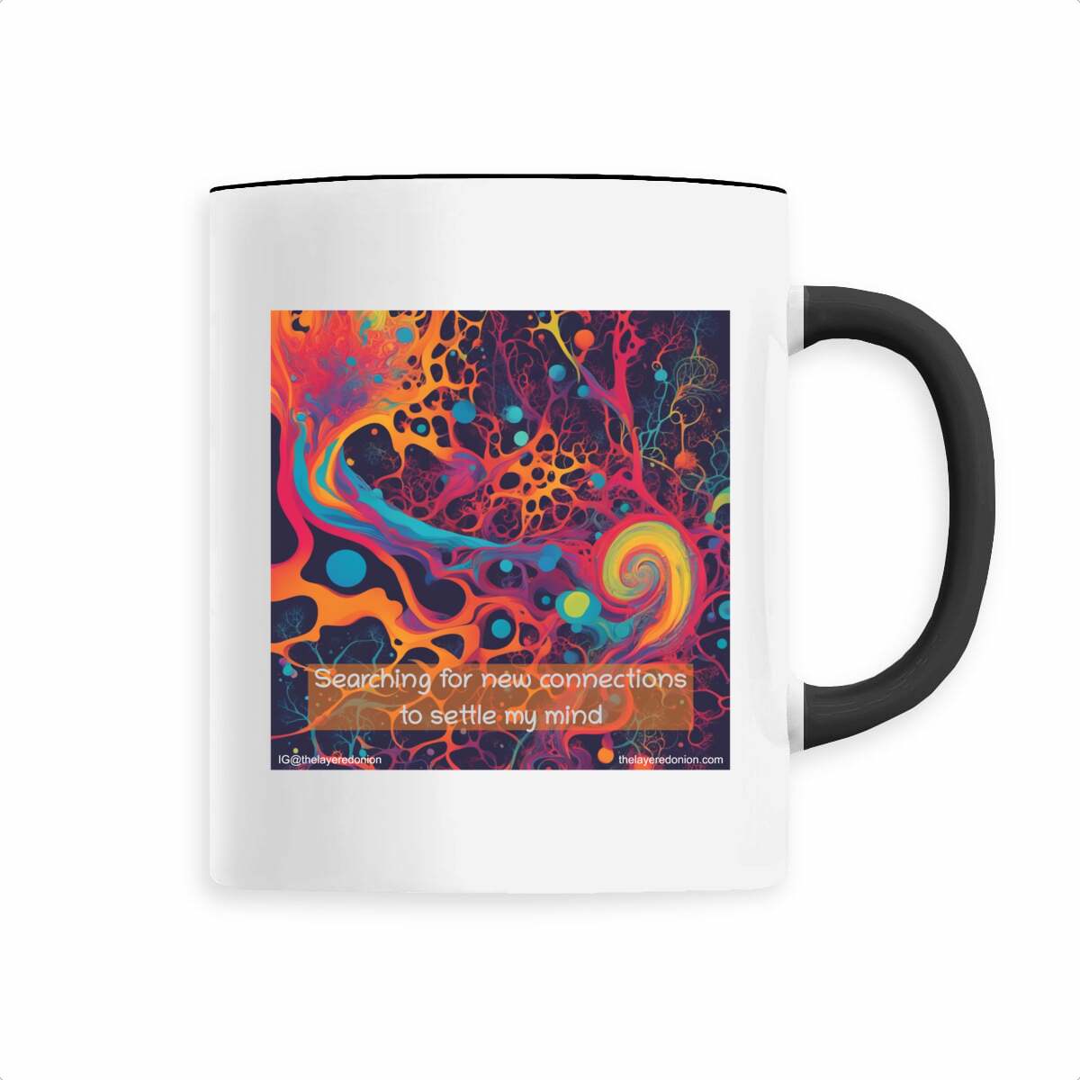 Ceramic mug - Brain synapses