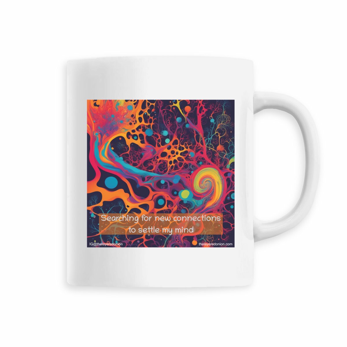 Ceramic mug - Brain synapses