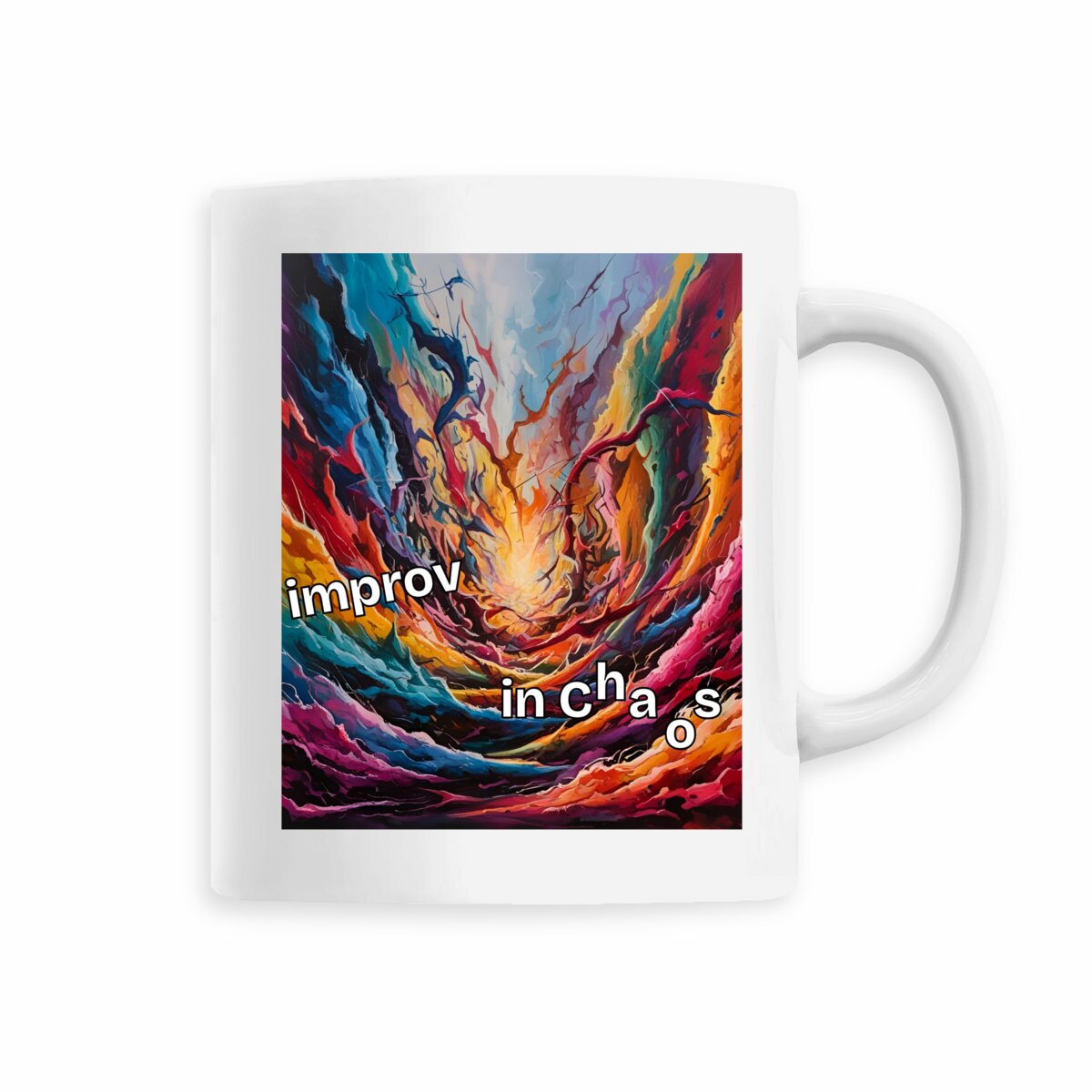 improv in chaos mug