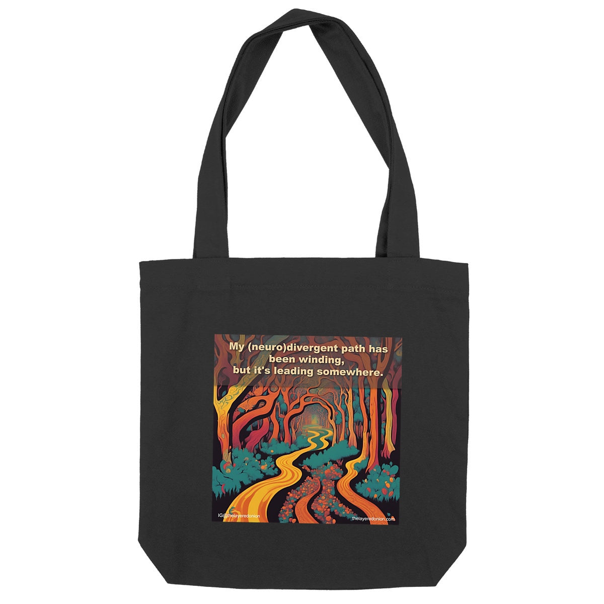 Heavy totebag - Winding path