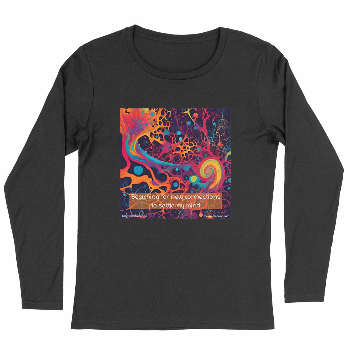 Women's long sleeve t-shirt - Brain synapses