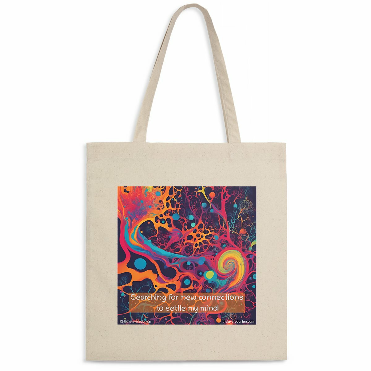 Light Totebag - Brain synapses