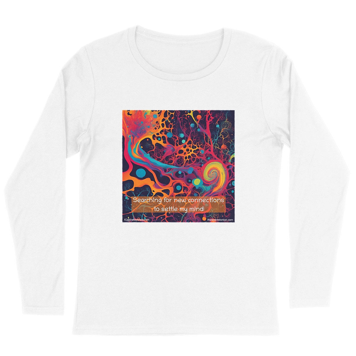 Women's long sleeve t-shirt - Brain synapses