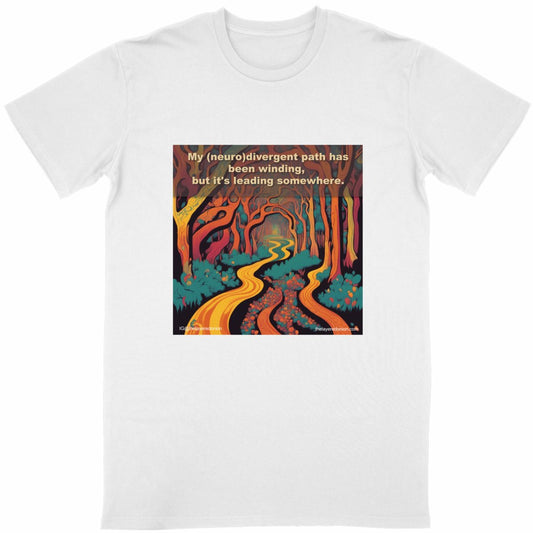 Unisex t-shirt - Winding path